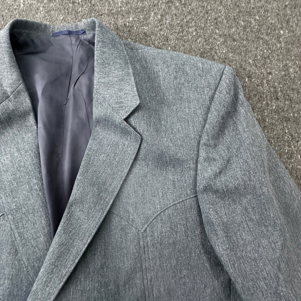 Circle S Dallas Texas Boise Western Suit 46L Charcoal Gray Jacket 38W Trousers - Picture 3 of 16
